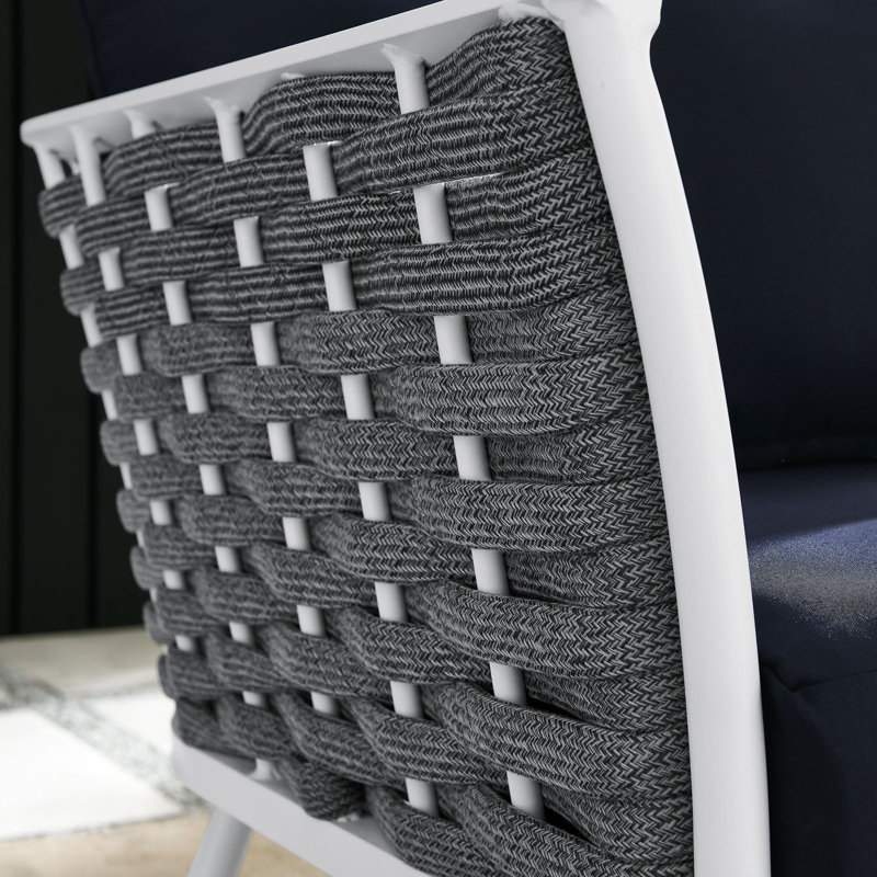 Fauteuil d'extérieur Modway Stance, Sunbrella® bleu marine
