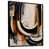 Toile avec cadre flottant noir