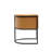 18.9'' H Faux Leather Upholstered Metal Armchair-67965634