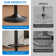 Swivel Adjustable Height Modern Bar Stools with Metal Frame 