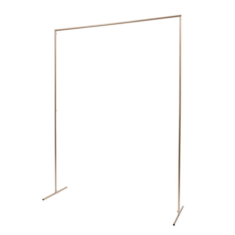 2m Rose Gold Rectangle Arch Rectangular Frame