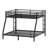 Space-Saving Metal Bunk Bed with Noise-Reducing Design