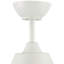 Ventilateur de plafond à DEL 42 po Cecile avec abat-jour en verre soufflé à la main vert écume et télécommande-1340878335