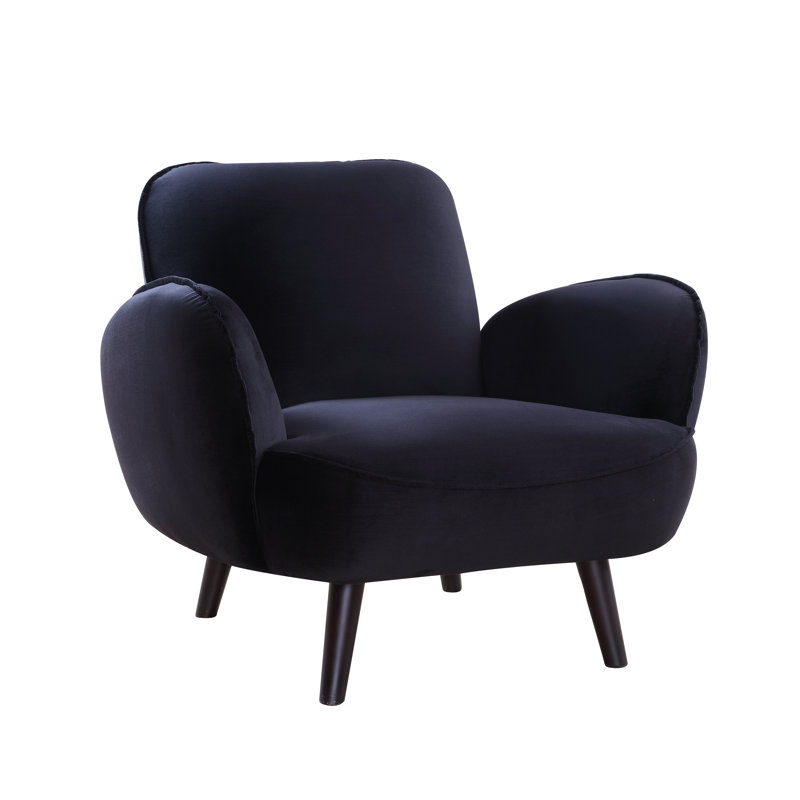 Rodrigo Upholstered Armchair, Black