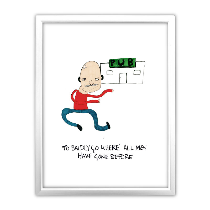Single Picture Frame Print, White