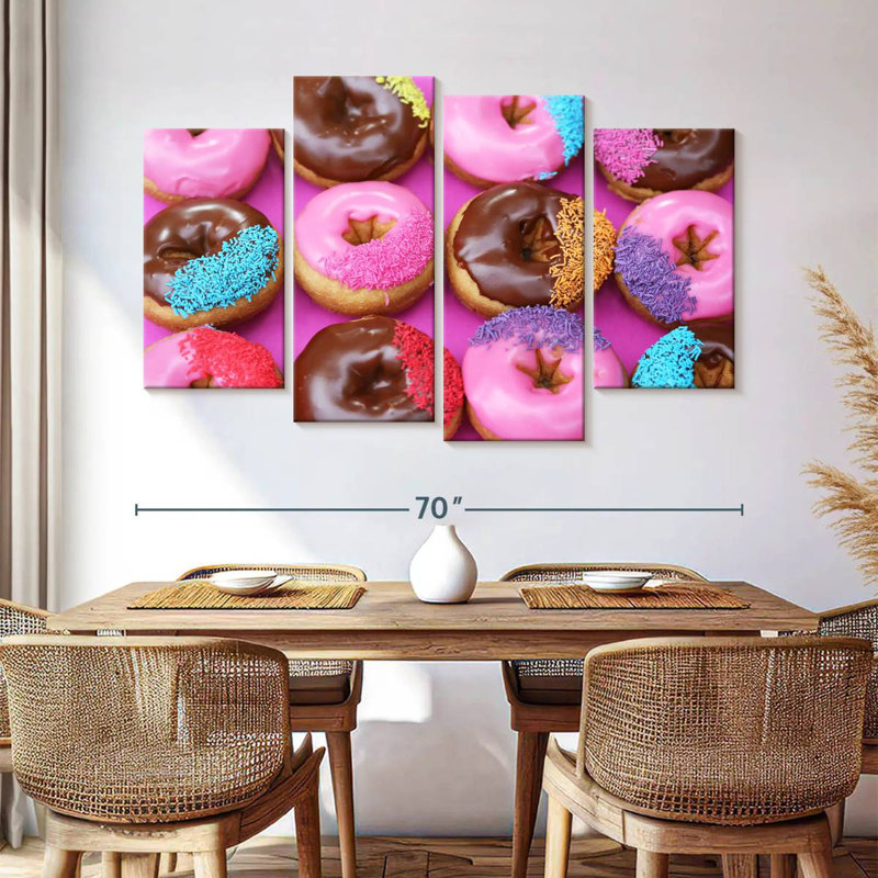 Yarlin Sprinkled Donuts, H 42 po x l 68 po