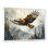 Aigle brun surplombant la vallée - oiseau, art mural
