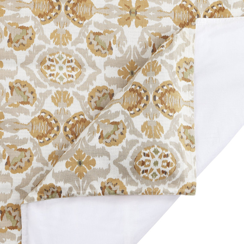 Queen Cream and Sage Cotton Floral Bedding Set