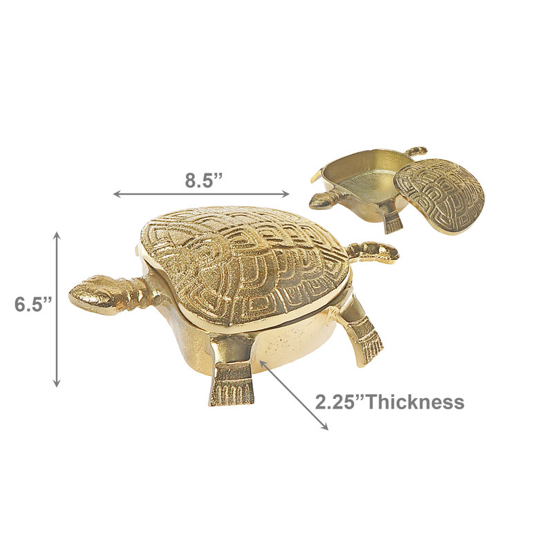 Haight Gold Tortoise Decor