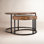 2-Piece Solid Wood Nesting Table Set