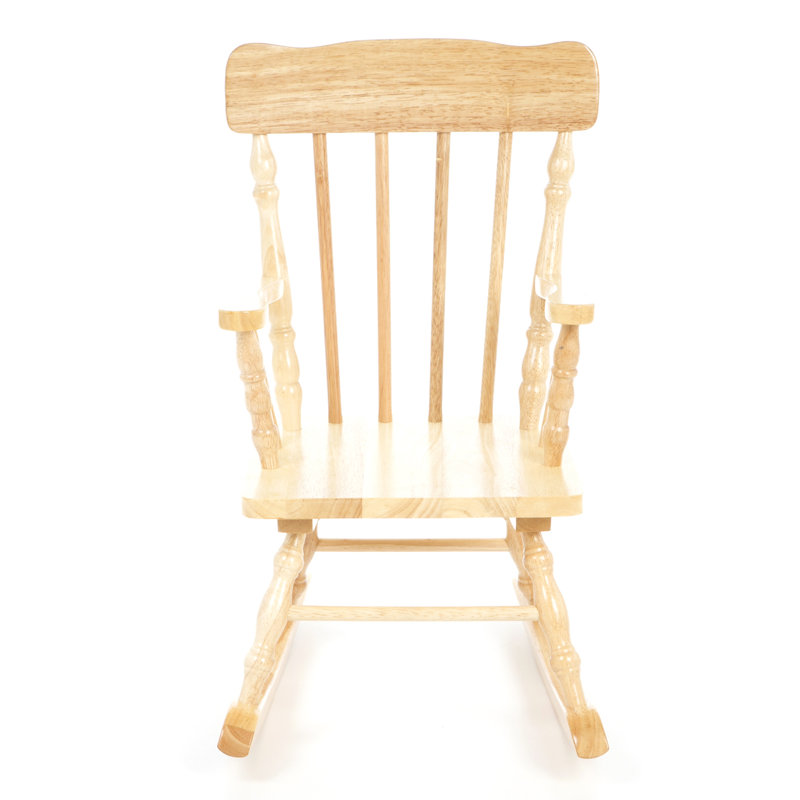 Kowalsky Kids 10'' Wood Rocking Chair, Natural