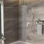 Pomme de douche double au plafond - Nickel brossé 12 pouces avec pluie et système de jet réglable à main pour une expérience sur mesure débit de 1,8 gallon par minute-120883138