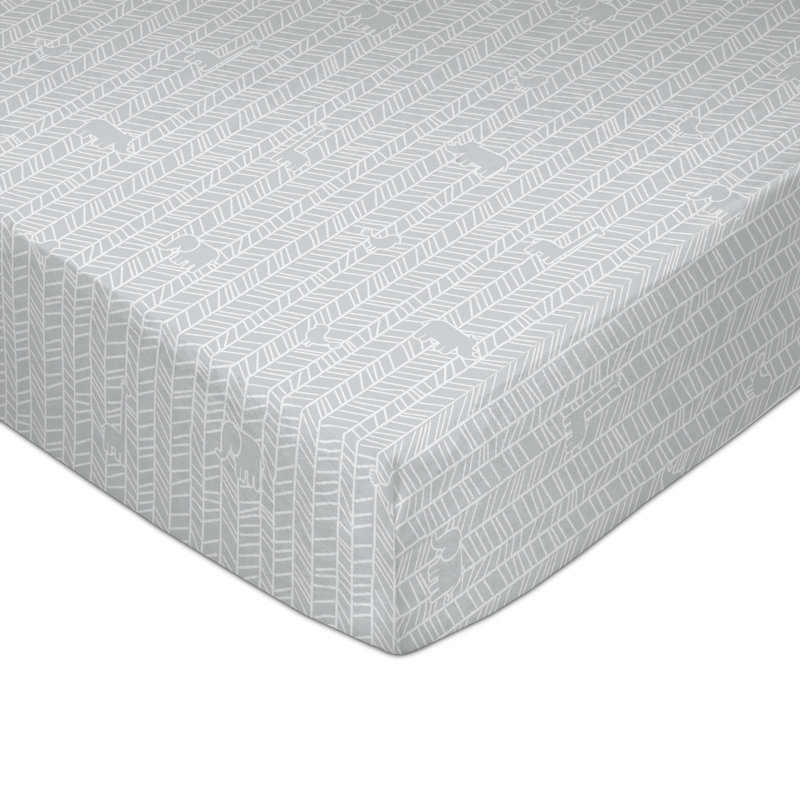 Moritz Animals 100% Cotton - Piece Standard Crib Fitted Sheet