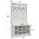 Modern Hall Tree With Storage Bench, 39.4" W X 15.7" D X 68.5" H, Wood Finish With 10 Shoe Compartments And 7 Hooks