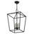 Veasey 4 - Light Dimmable Lantern Square / Rectangle Chandelier-476532688