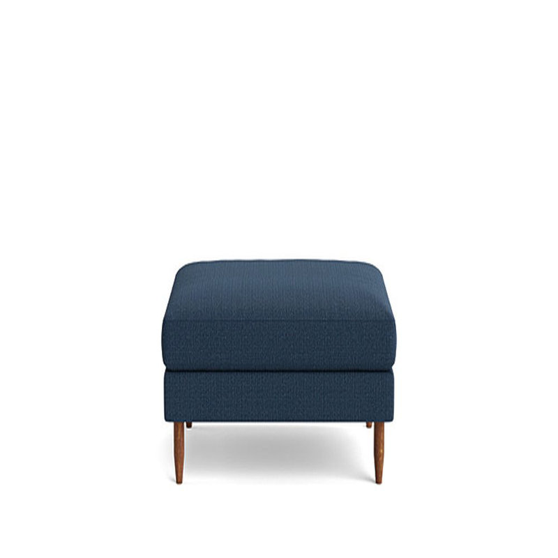 Skinny Fat Ottoman, Performance Weave - Navy