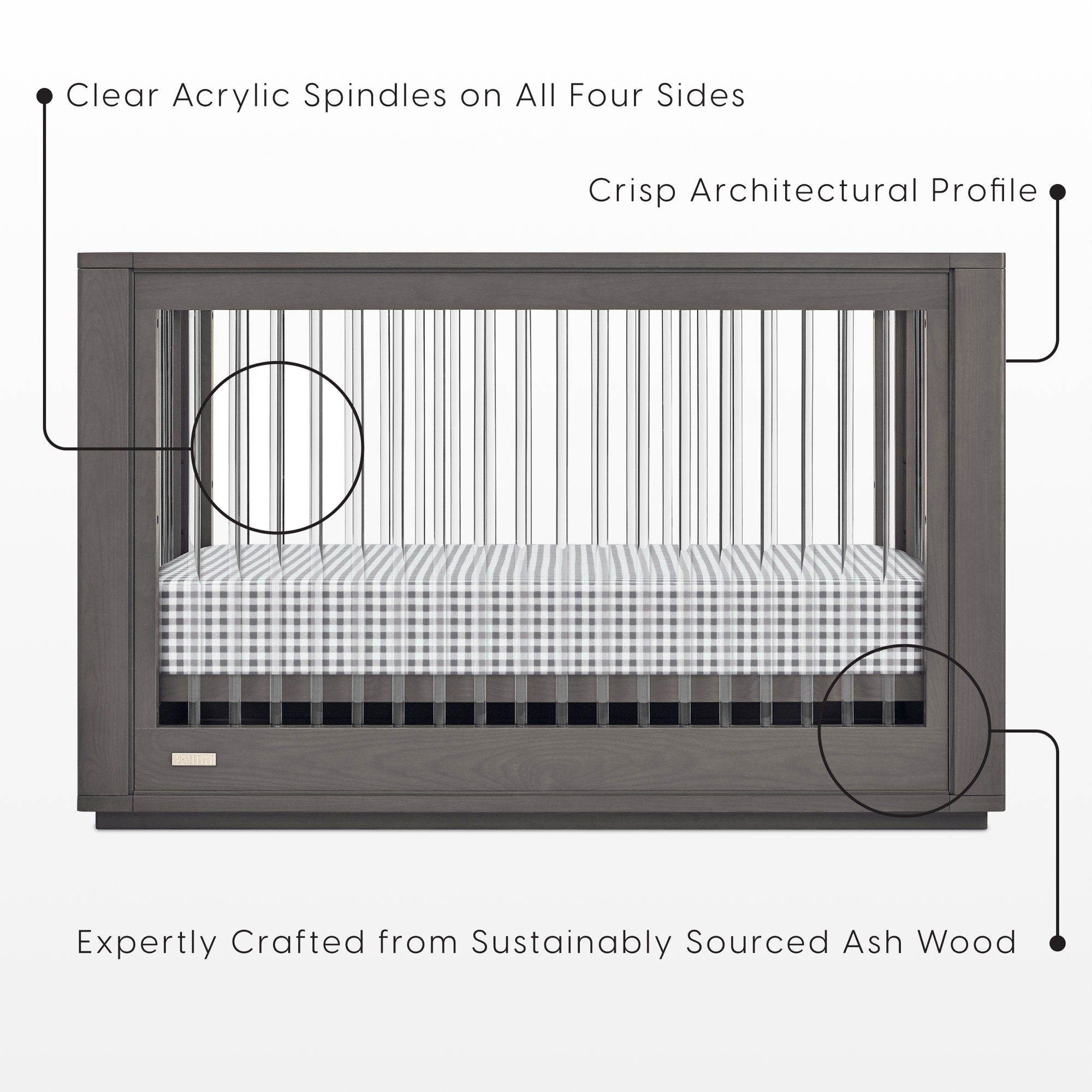 Vienna 4-In-1 Convertible Crib
