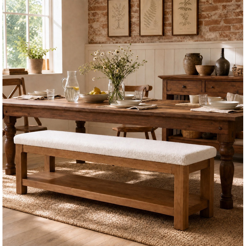 Solid Wood Bench