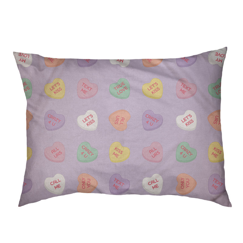 Coussin de conception des fêtes, Moyen L 30 po x l 40 po, Mauve