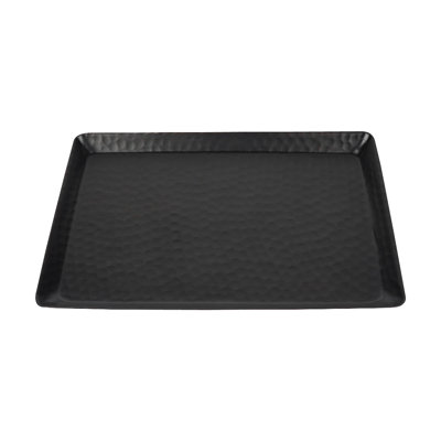 Plateau de rangement de comptoir polyvalent pour salle de bain, cuisine, chambre, bureau, bronze huilé