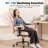 Big and Tall Office Chair 400LBS Wide Ergonomic Gaming Chair with Deluxe Embossing Designed Leather with Foot Rest,150°Reclining Adjustable Soft Armrests Pocket Spring Back Support and Pillow-1659713629