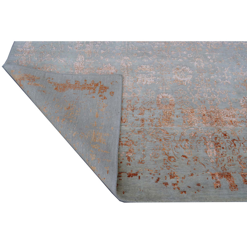 Hand Knotted Oriental Area Rug, Rectangle 10' x 14'