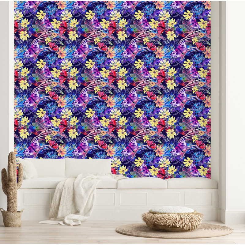 Floral Tile, 2.08' W x 10.42' L