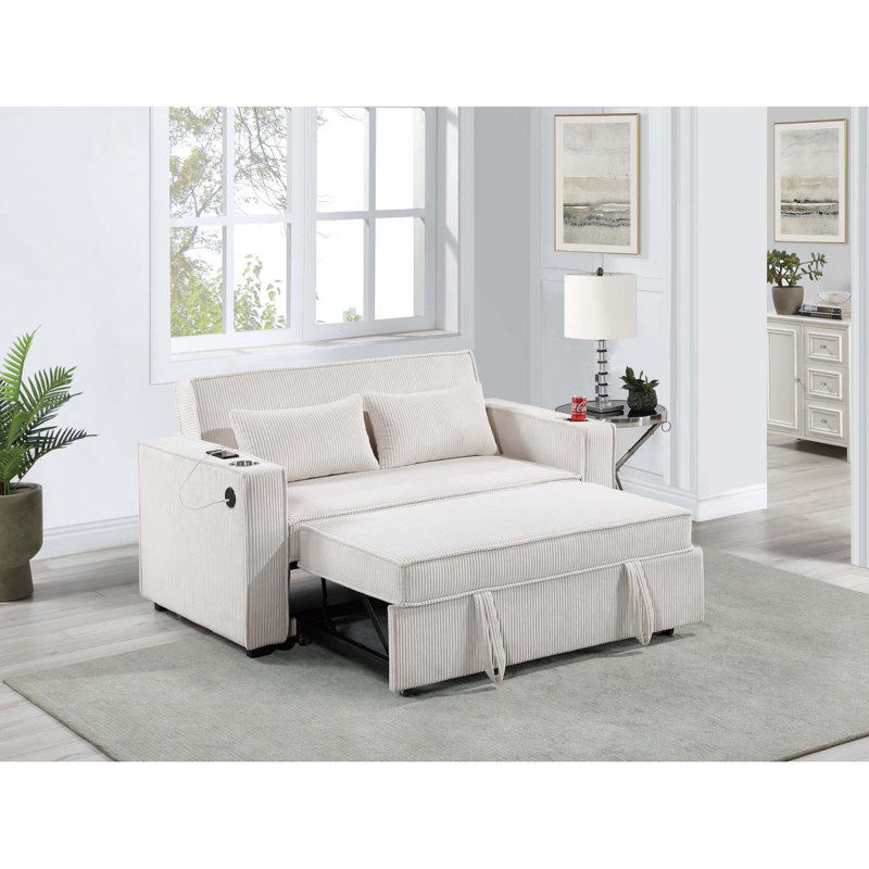 Canapé convertible 1 pièce Corduroy