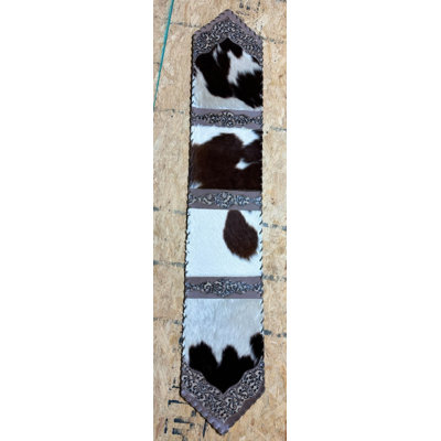 Cowhide & Leather Table Runner