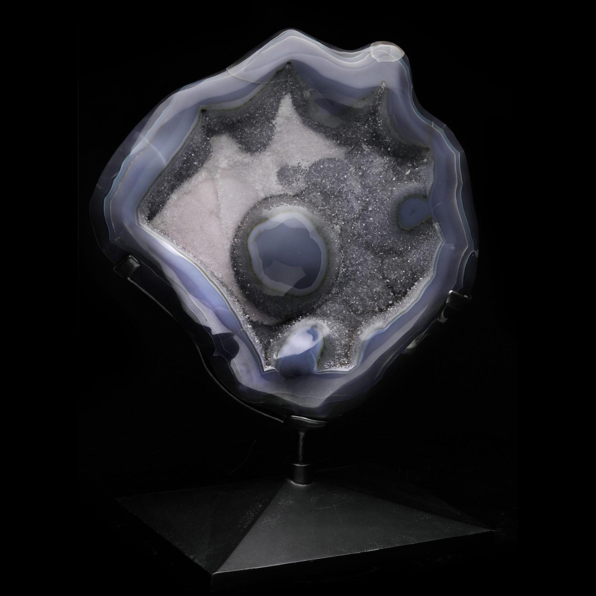 Hokku Designs Agate on Metal Base | Wayfair