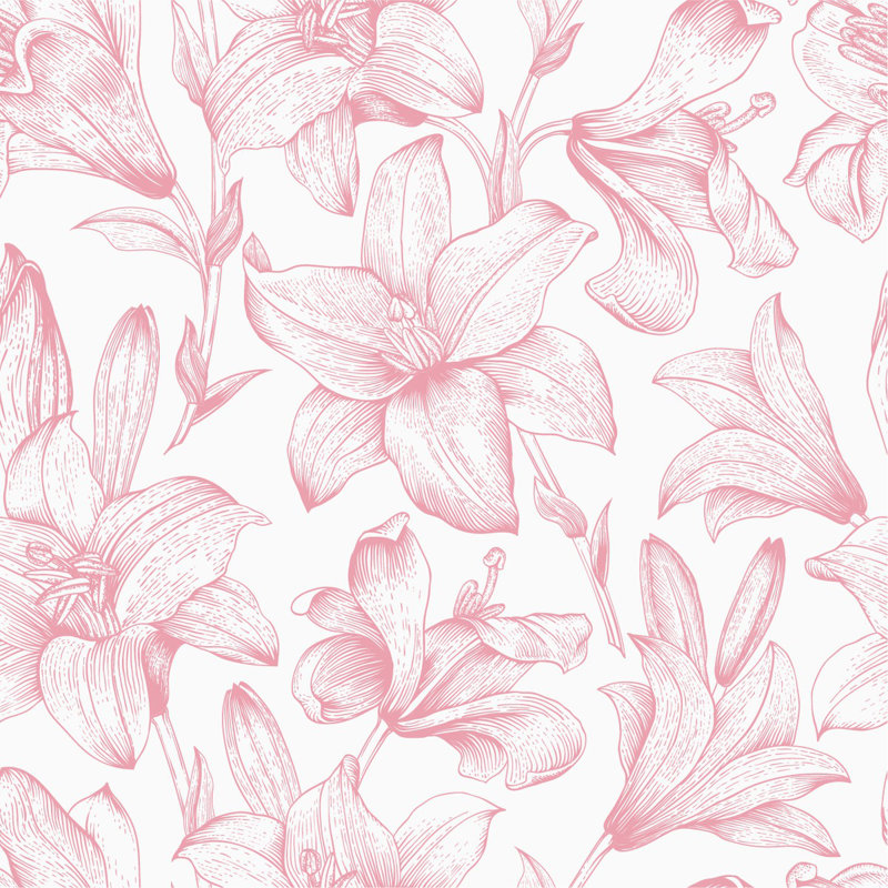 Floral Tile, 225" L x 25" W