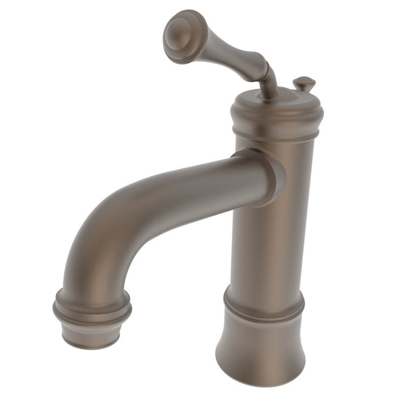 Astor Single Hole Bathroom Faucet with Drain Assembly, English Bronze