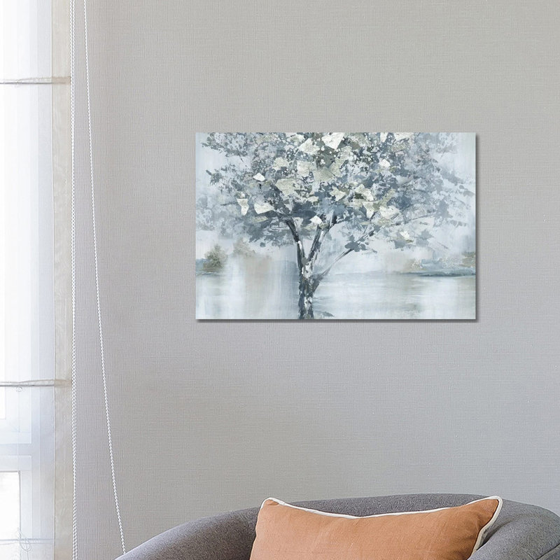 Foil Foliage by Nan - Wrapped Canvas Print, 66.04 cm H x 45.72 cm W