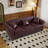 Faux Leather Chesterfield Sofa With Storage-1832554022