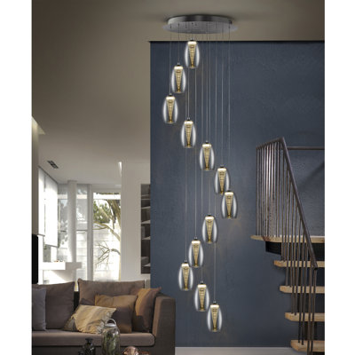 Boerner 12-Light LED Cluster Pendant