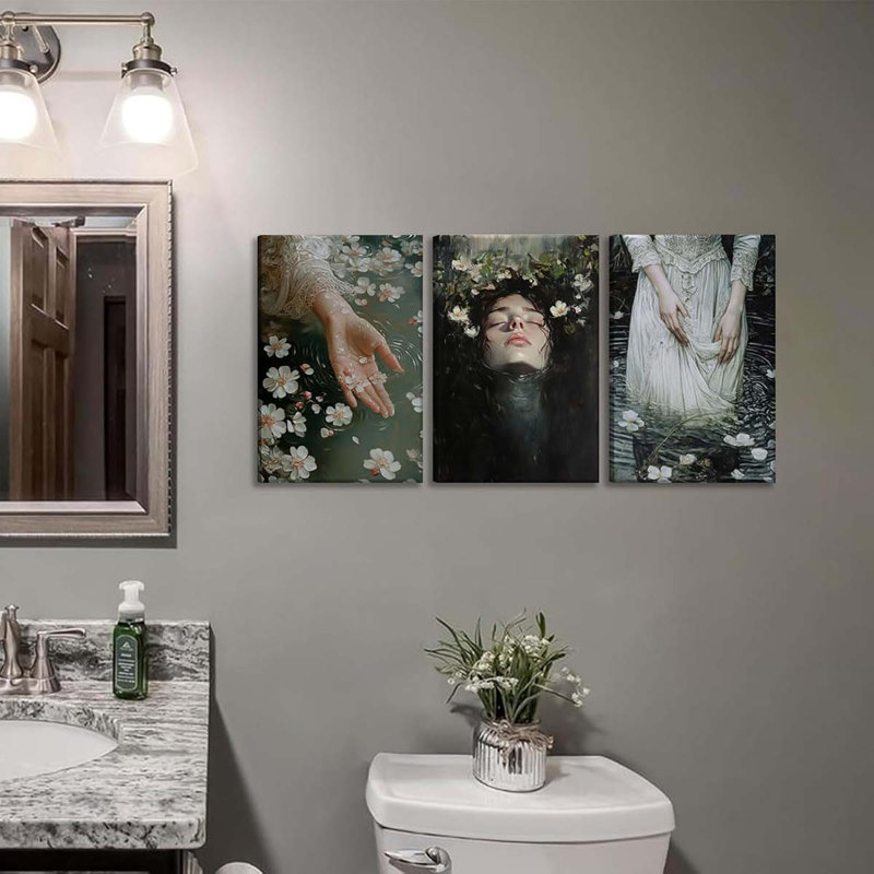 3 Piece Wrapped Canvas Print, 60 cm H x 120 cm W