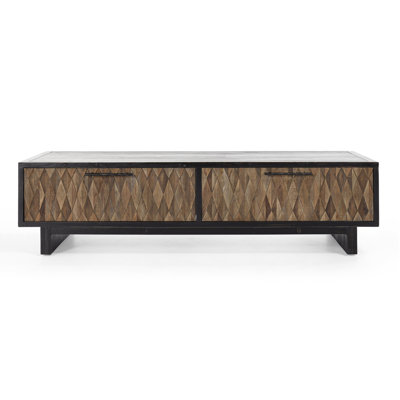 Anton Reclaimed Wood Coffee Table with Drawers by Classic Home