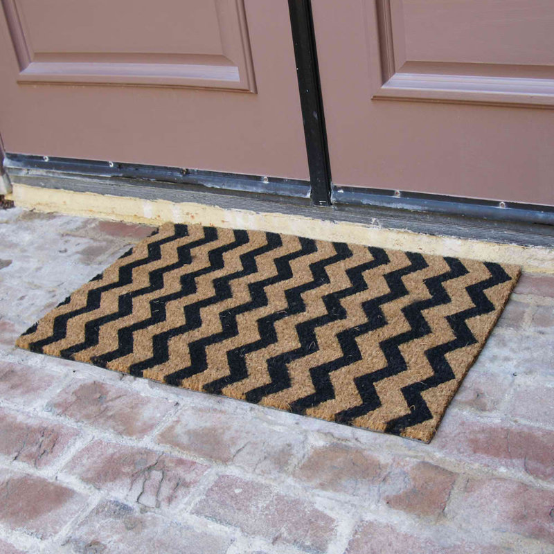 Non-Slip Chevron Outdoor Doormat