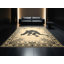Tapis oriental doux et moelleux en grès romain classique beige et beige
