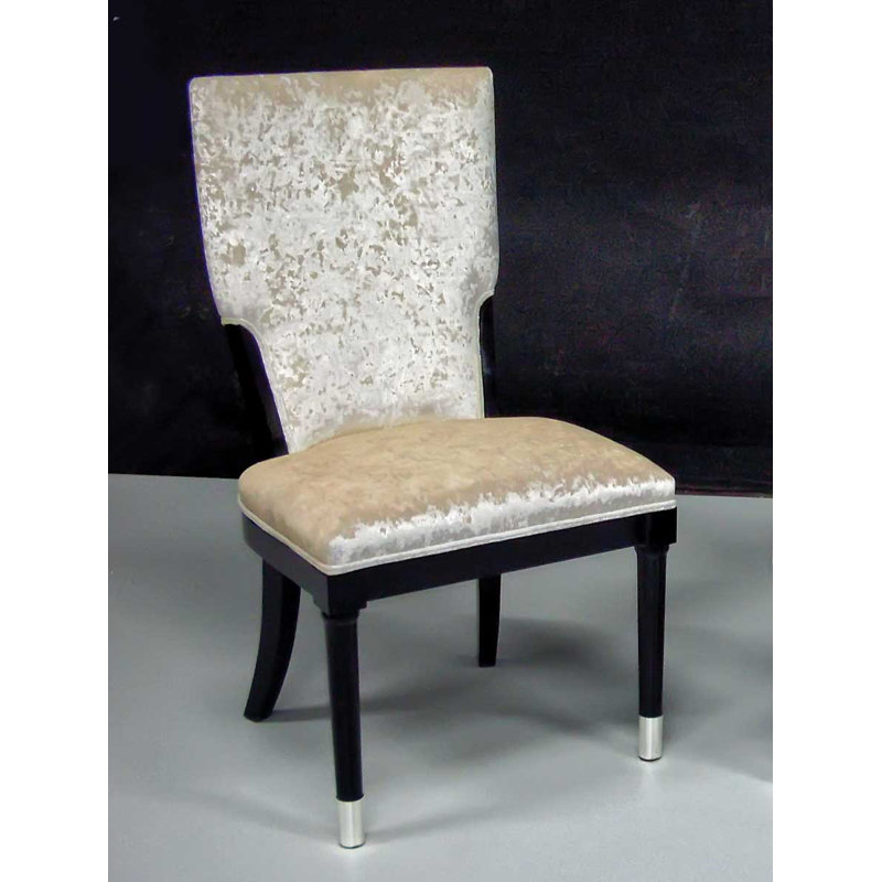Upholstered Side Chair in Beige