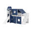 Lit mezzanine simple avec tente et tour-340305658-340305662