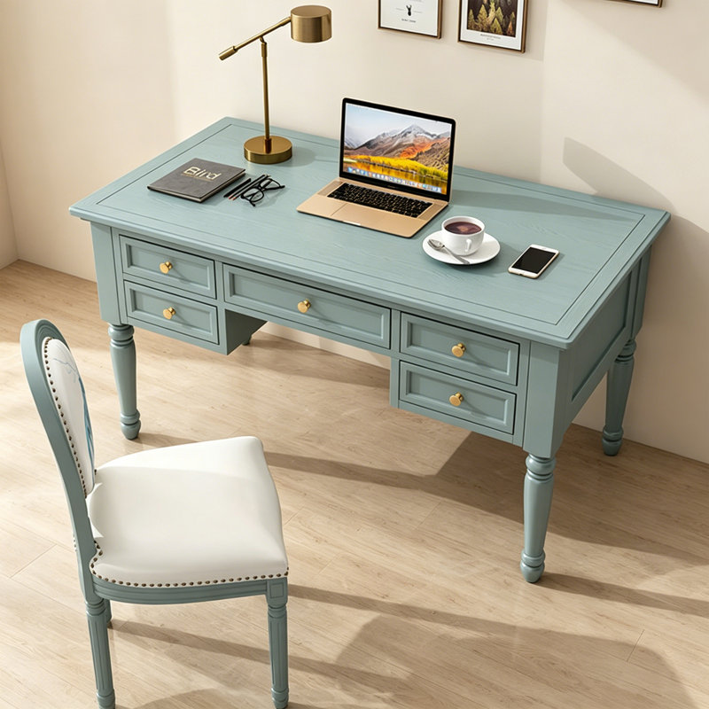 Bureau d'écriture à 5 tiroirs Modern
