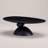 Modern Oval Coffee Table, 47.27" Fiberglass Pebble-stack Base-123028472