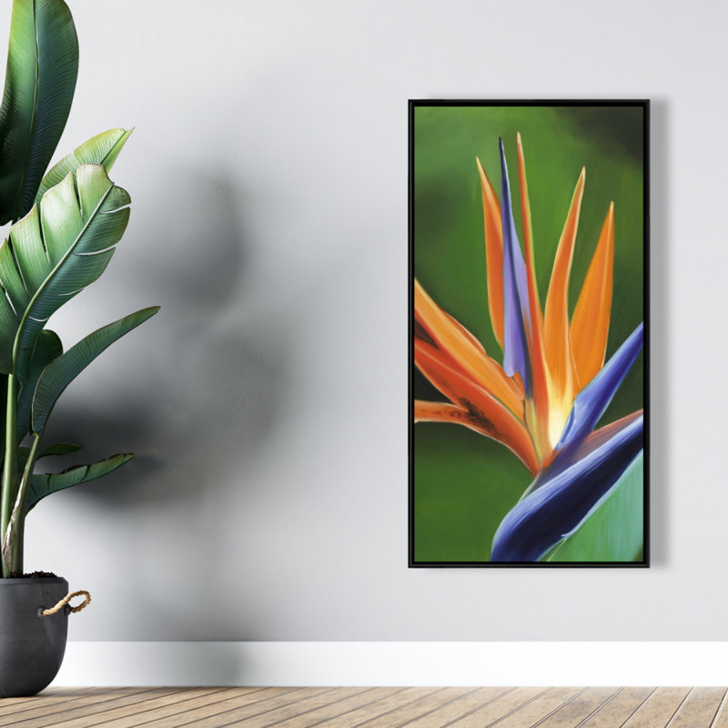 " Bird Of Paradise Flower ", H 48 po x l 24 po