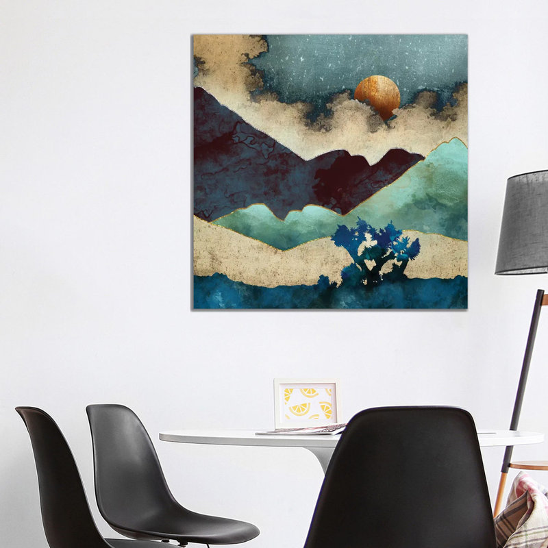 Evening Calm - Print on Canvas, Wrapped Canvas, 93.98 cm H x 93.98 cm W x 1.91 cm D
