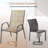 Melisa Patio Chairs Set Of 8, Outdoor Textilene Stackable Dining Chairs （Set of 8）-109080130