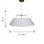 Luminaire suspendu conique unique à 3 lumières Lally-935096438-935289552