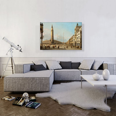 " Canal Piazza San Marco Looking South and West " Oil Painting