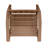 7-Piece 6-Person Rectangular 59" Long Patio Dining Set With Umbrella Hole-1500380860