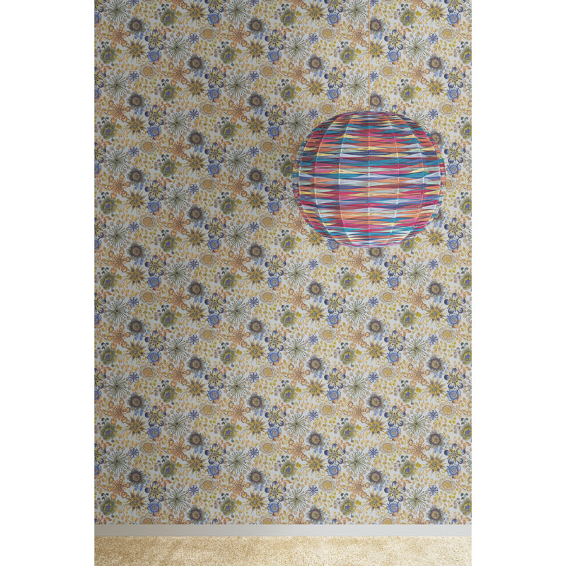 Papier peint Missoni 4 Magic Garden, Bleu et vert